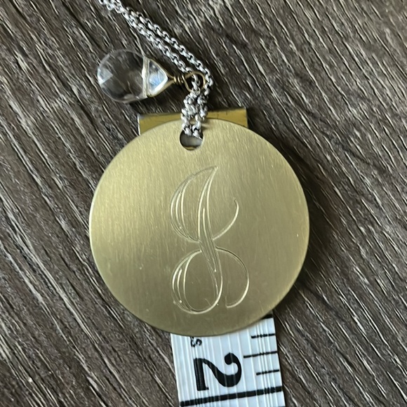 DANIELLE STEVENS LONG NECKLACE WITH A G LETTER PENDANT. - Picture 6 of 8